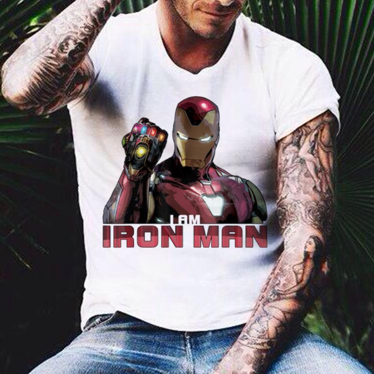 Marvel Avengers Endgame I Am Iron Man Gauntlet Infinity shirt Marvel Avengers Endgame I Am Iron Man Gauntlet Infinity shirt 4 - Marvel Avengers Endgame I Am Iron Man Gauntlet Infinity shirt