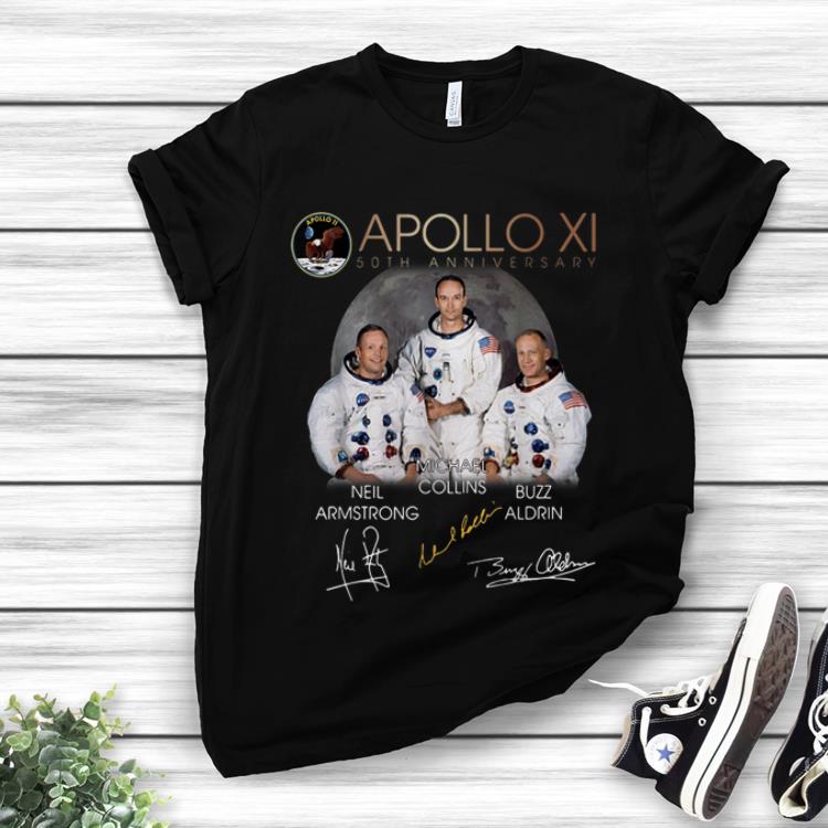 Awesome Apollo 11 50th Anniversary Neil Armstrong Micheal Collins Buzz Aldrin Signature shirt 1 - Awesome Apollo 11 50th Anniversary Neil Armstrong Micheal Collins Buzz Aldrin Signature shirt