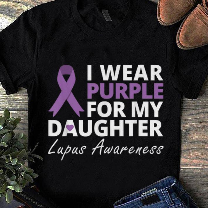 I Wear Purple For My Daughter Lupus Awareness sweater 1 - I Wear Purple For My Daughter Lupus Awareness sweater