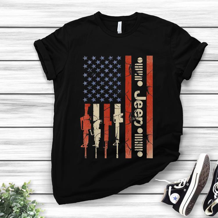 Jeep American Flag Gun hoodie 1 - Jeep American Flag Gun hoodie