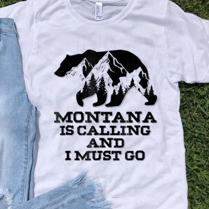 Montana Is Calling And I Must Go Bear And Mountains sweater 1 - Montana Is Calling And I Must Go Bear And Mountains sweater