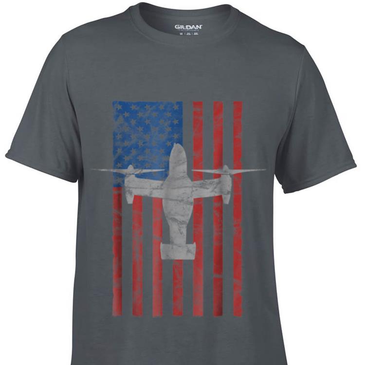 Mv 22 Osprey Aircraft American Flag For 4th Of July Sweater 1 - Mv 22 Osprey Aircraft American Flag For 4th Of July Sweater