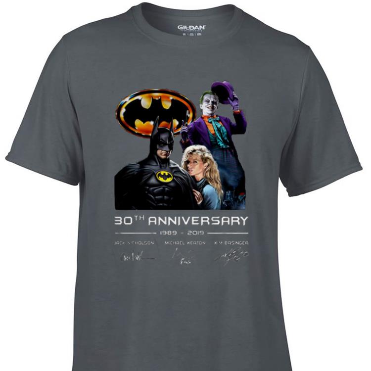 Awesome 30th Anniversary 1989 2019 Jack Nicholson Michael Keaton Kim Basinger Signature Version shirt 1 - Awesome 30th Anniversary 1989-2019 Jack Nicholson Michael Keaton Kim Basinger Signature Version shirt