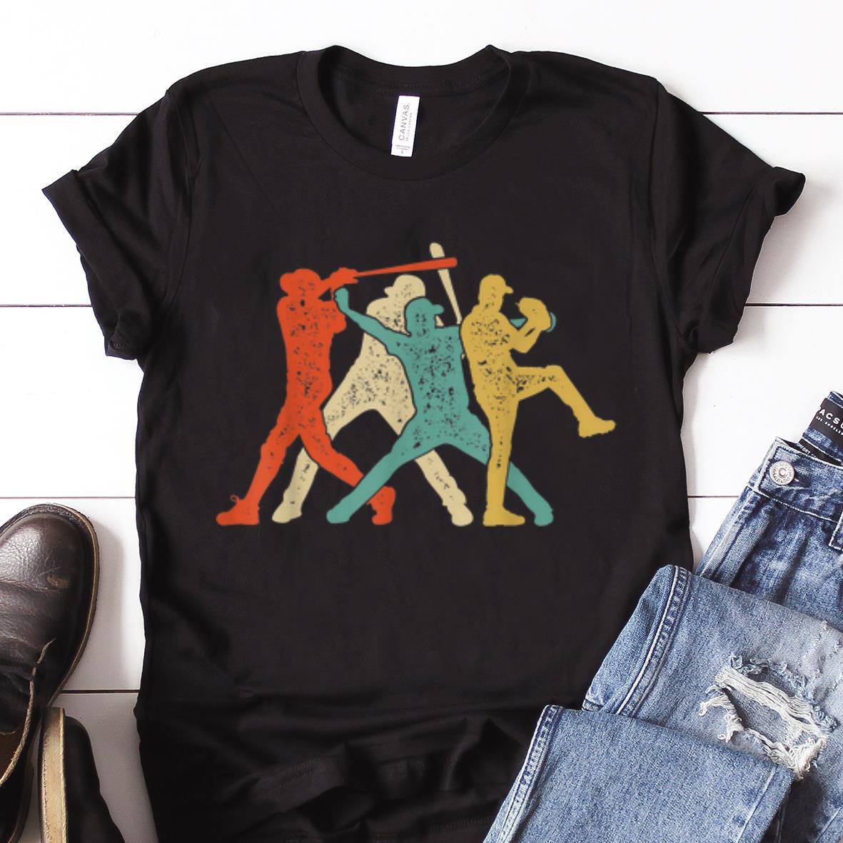 Awesome Baseball Retro Vintage Catcher Pitcher shirt 1 - Awesome Baseball Retro Vintage Catcher Pitcher shirt