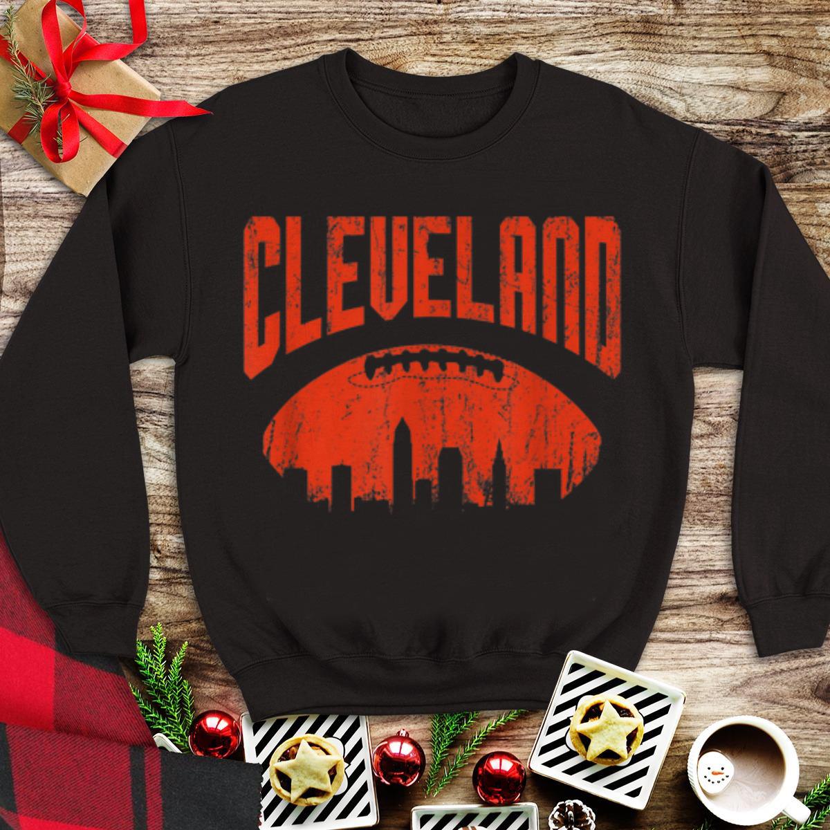 Cleveland Skyline Ohio Vintage sweater 1 - Cleveland Skyline Ohio Vintage sweater