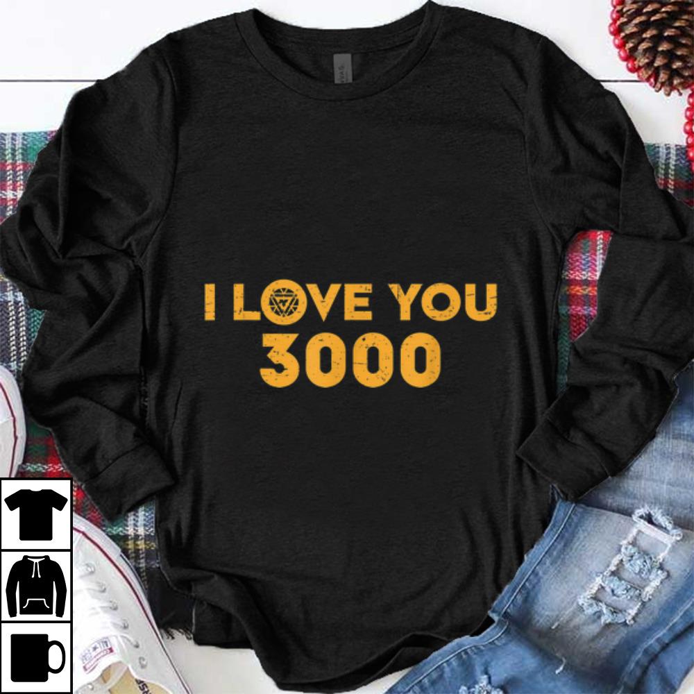 Funny Marvel Avengers Endgame Iron Man I Love You 3000 shirt 1 - Funny Marvel Avengers Endgame Iron Man I Love You 3000 shirt
