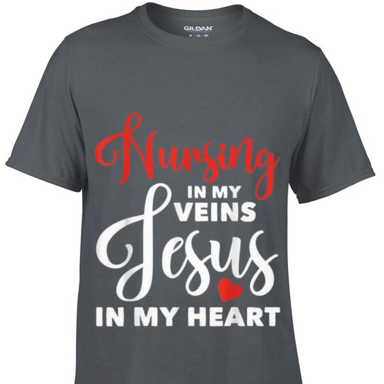 Nursing In My Veins Jesus In My Heart sweater 1 - Nursing In My Veins Jesus In My Heart sweater