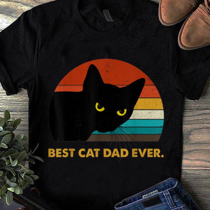 Top Best Cat Dad Ever Vintage shirt 1 - Top Best Cat Dad Ever Vintage shirt