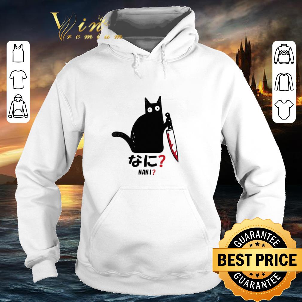 Cool Cat nani black cat with knife shirt 4 - Cool Cat nani black cat with knife shirt