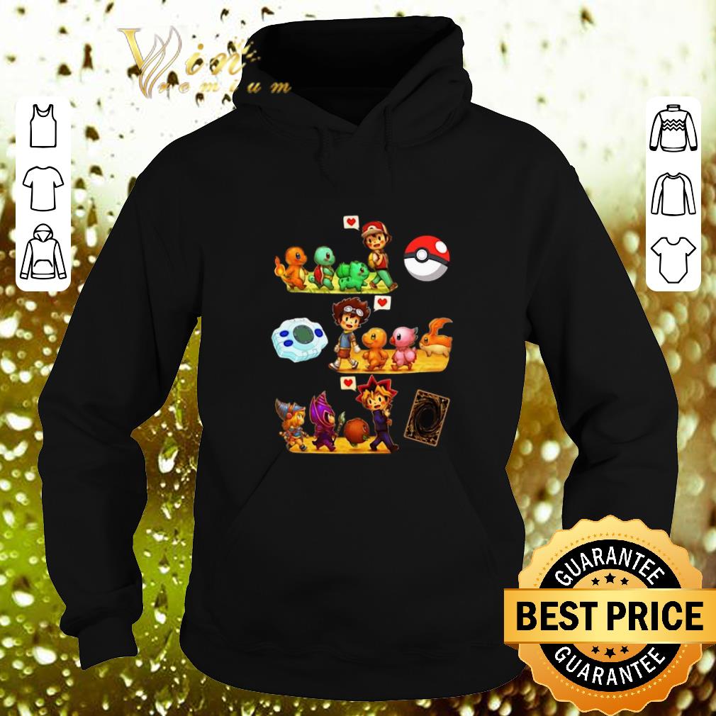 Funny Satoshi Pokemon Digimon Yugioh Childhood shirt 4 - Funny Satoshi Pokemon Digimon Yugioh Childhood shirt