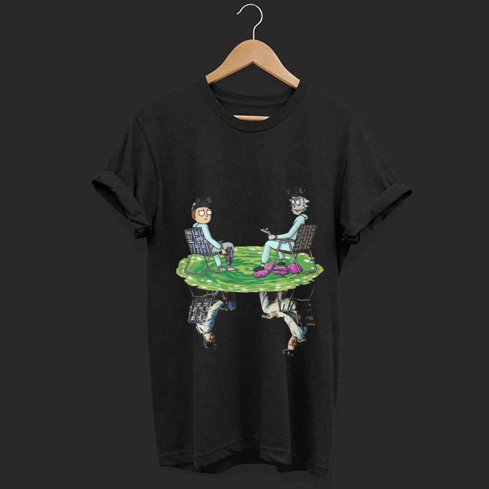 Premium trending Rick and Morty Crossover Walter and Jesse Breaking Bad shirt 1 - Premium trending Rick and Morty Crossover Walter and Jesse Breaking Bad shirt