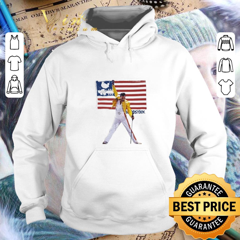 Cool Freddie Mercury American flag Woodstock shirt 4 - Cool Freddie Mercury American flag Woodstock shirt