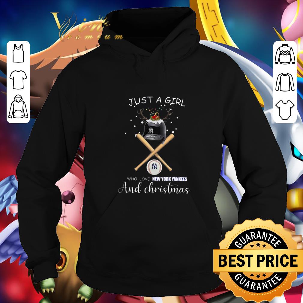Cool Just a girl who loves New York Yankees and Christmas shirt 4 - Cool Just a girl who loves New York Yankees and Christmas shirt