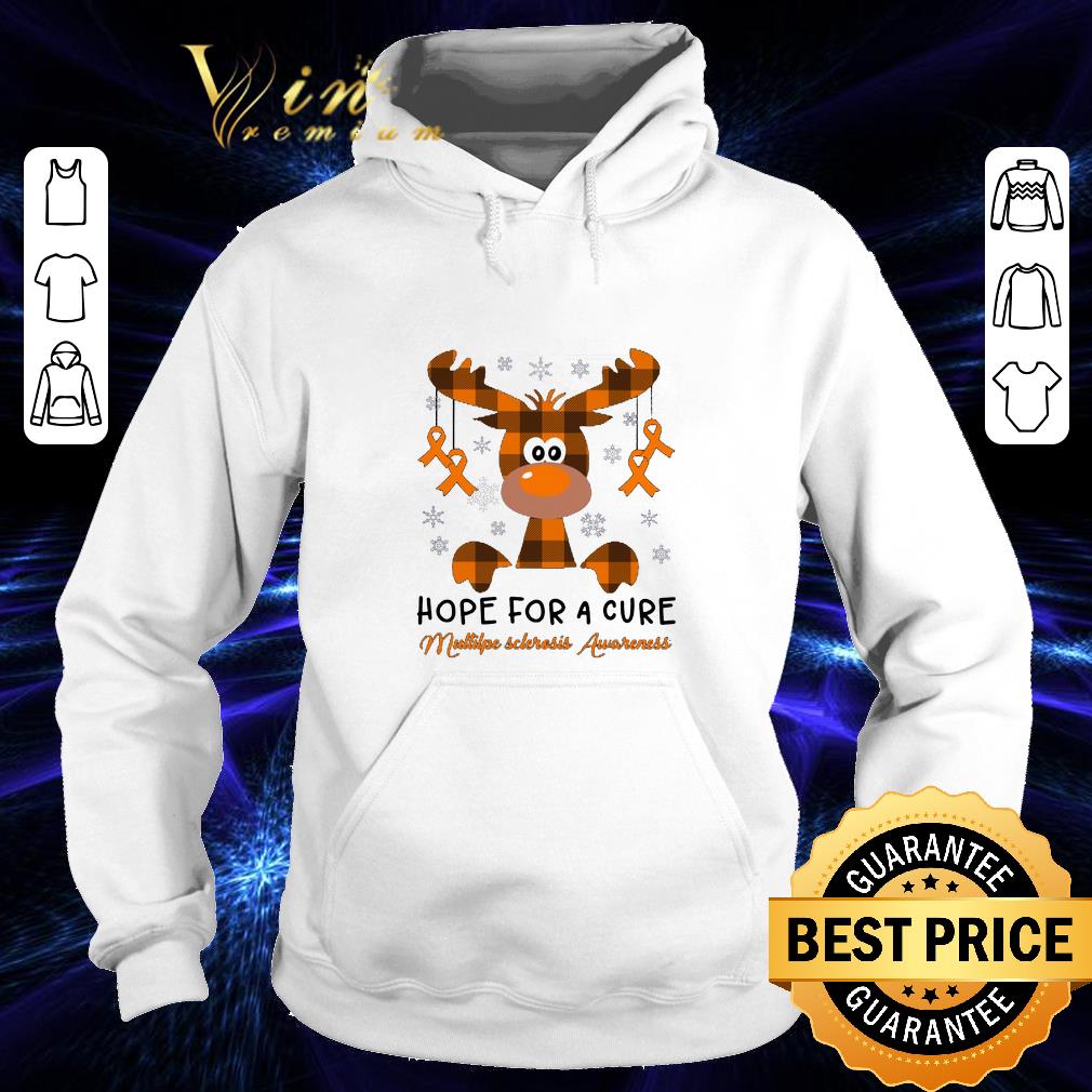 Cool Reindeer hope for a cure Multiple Sclerosis Awareness shirt Cool Reindeer hope for a cure Multiple Sclerosis Awareness shirt 4 - Cool Reindeer hope for a cure Multiple Sclerosis Awareness shirt
