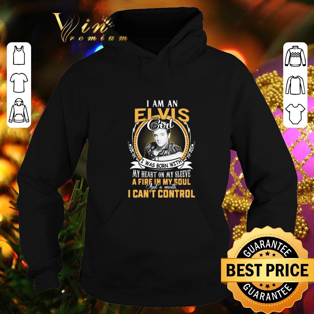 Nice I am an Elvis Presley girl i was born with my heart on my sleeve shirt 4 - Nice I am an Elvis Presley girl i was born with my heart on my sleeve shirt