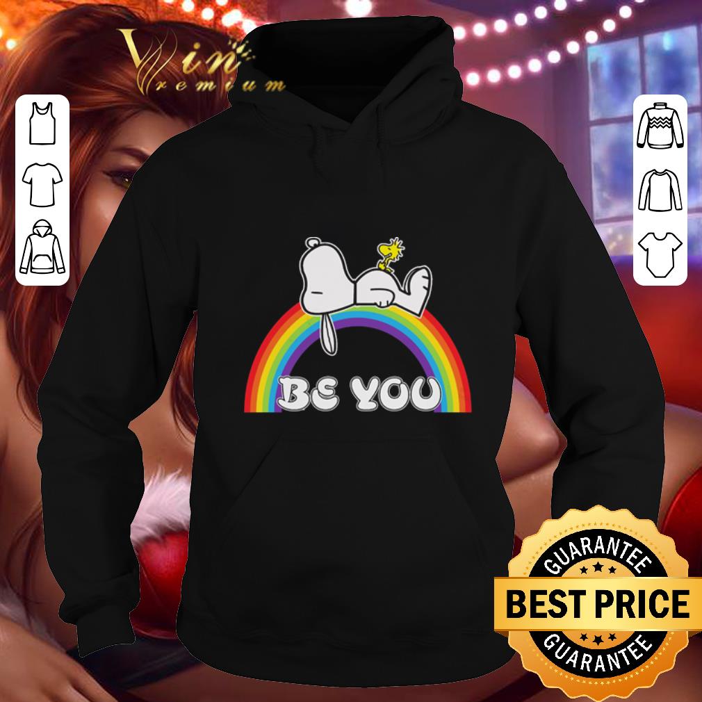 Nice Snoopy and Woodstock be you rainbow LGBT shirt 4 - Nice Snoopy and Woodstock be you rainbow LGBT shirt