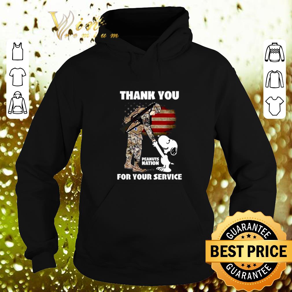Nice Snoopy veteran Thank you Peanuts nation for your service shirt Nice Snoopy veteran Thank you Peanuts nation for your service shirt 4 - Nice Snoopy veteran Thank you Peanuts nation for your service shirt