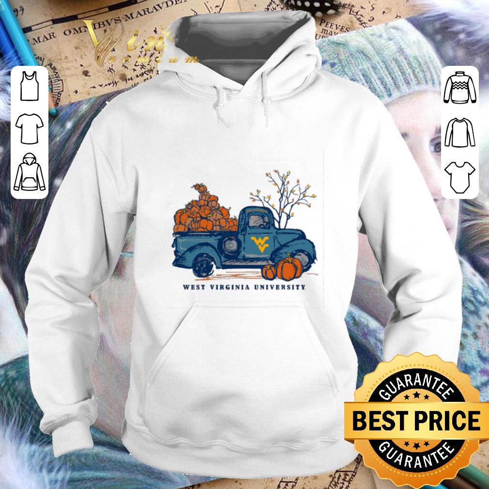 Nice West Virginia Mountaineers WVU Harvest Pumpkin Truck shirt 4 - Nice West Virginia Mountaineers WVU Harvest Pumpkin Truck shirt