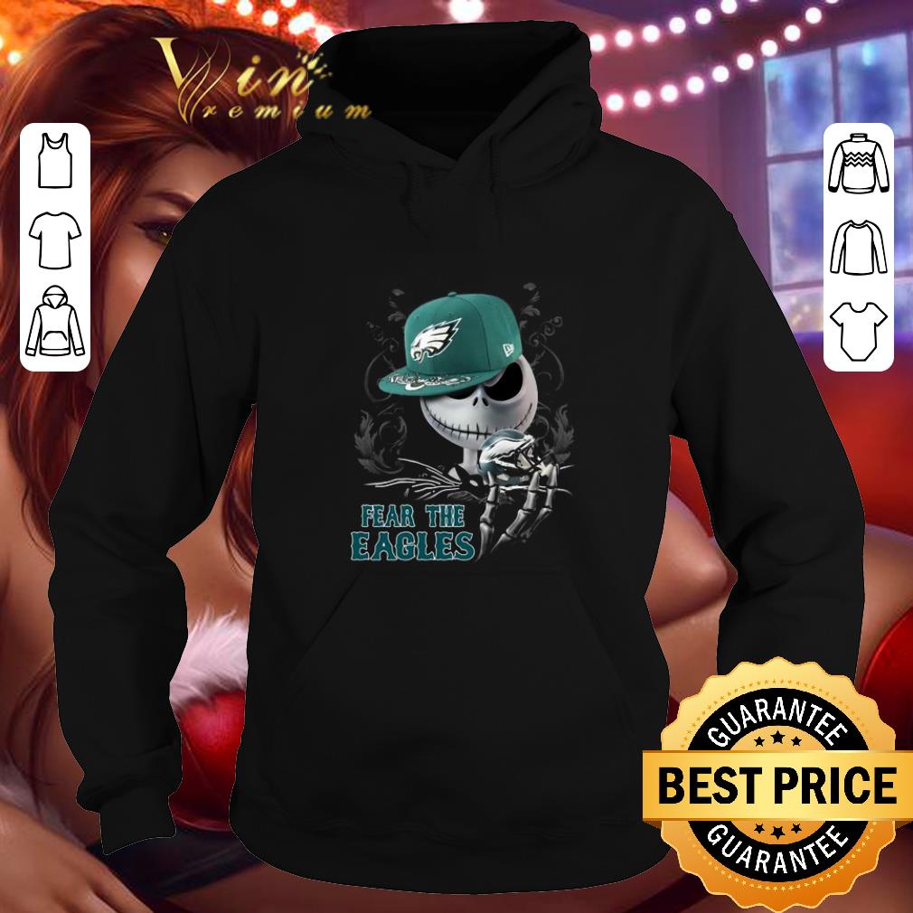 Official Jack Skellington Fear the Philadelphia Eagles shirt 4 - Official Jack Skellington Fear the Philadelphia Eagles shirt