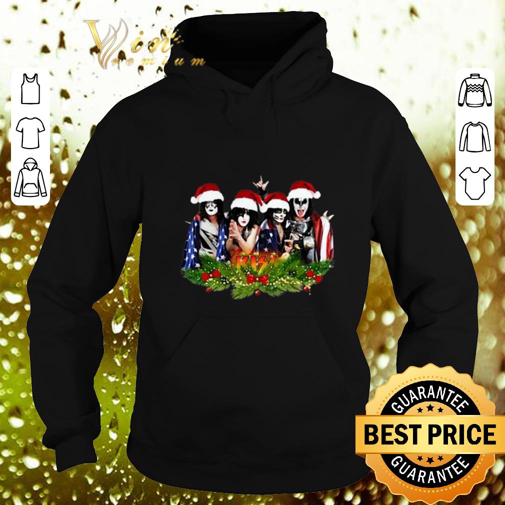 Official Kiss Merry Christmas American Flag shirt 4 - Official Kiss Merry Christmas American Flag shirt