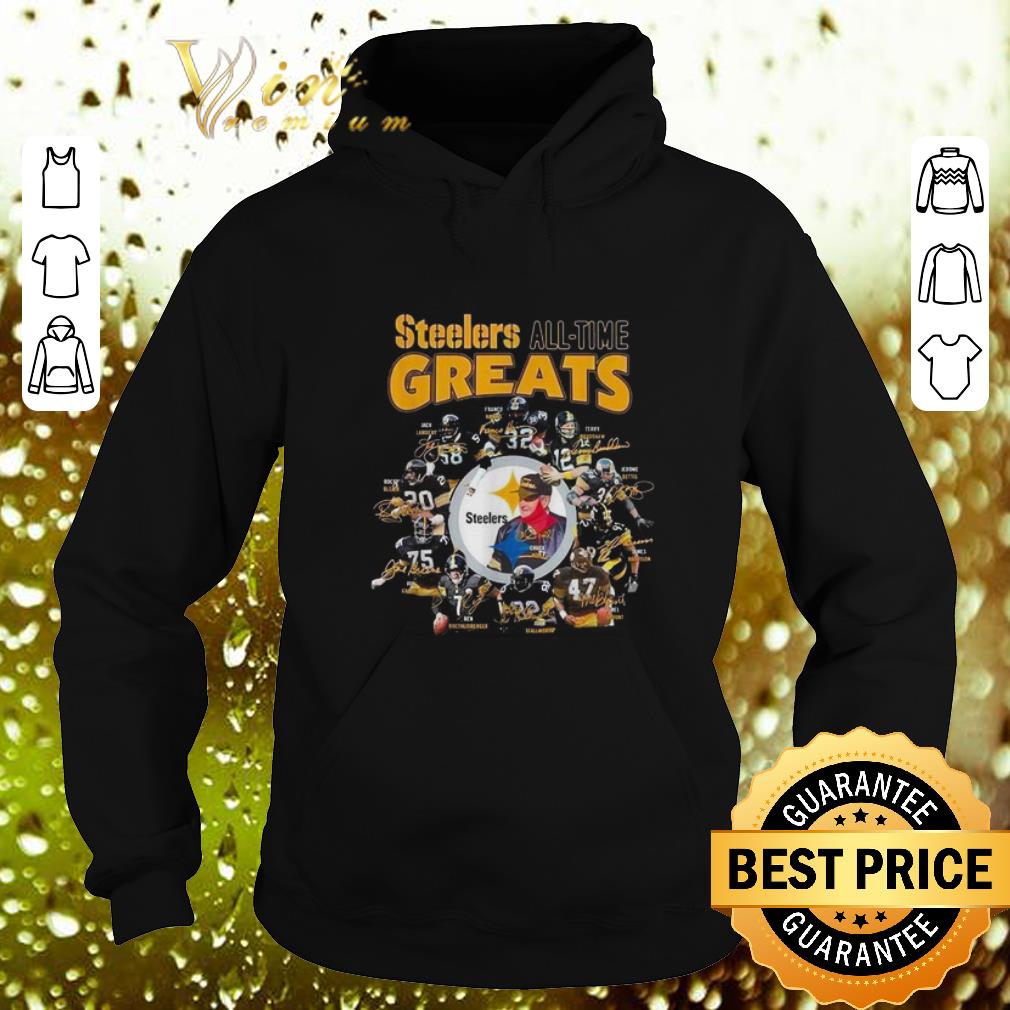 Official Pittsburgh Steelers all time greats players signatures shirt 4 - Official Pittsburgh Steelers all time greats players signatures shirt