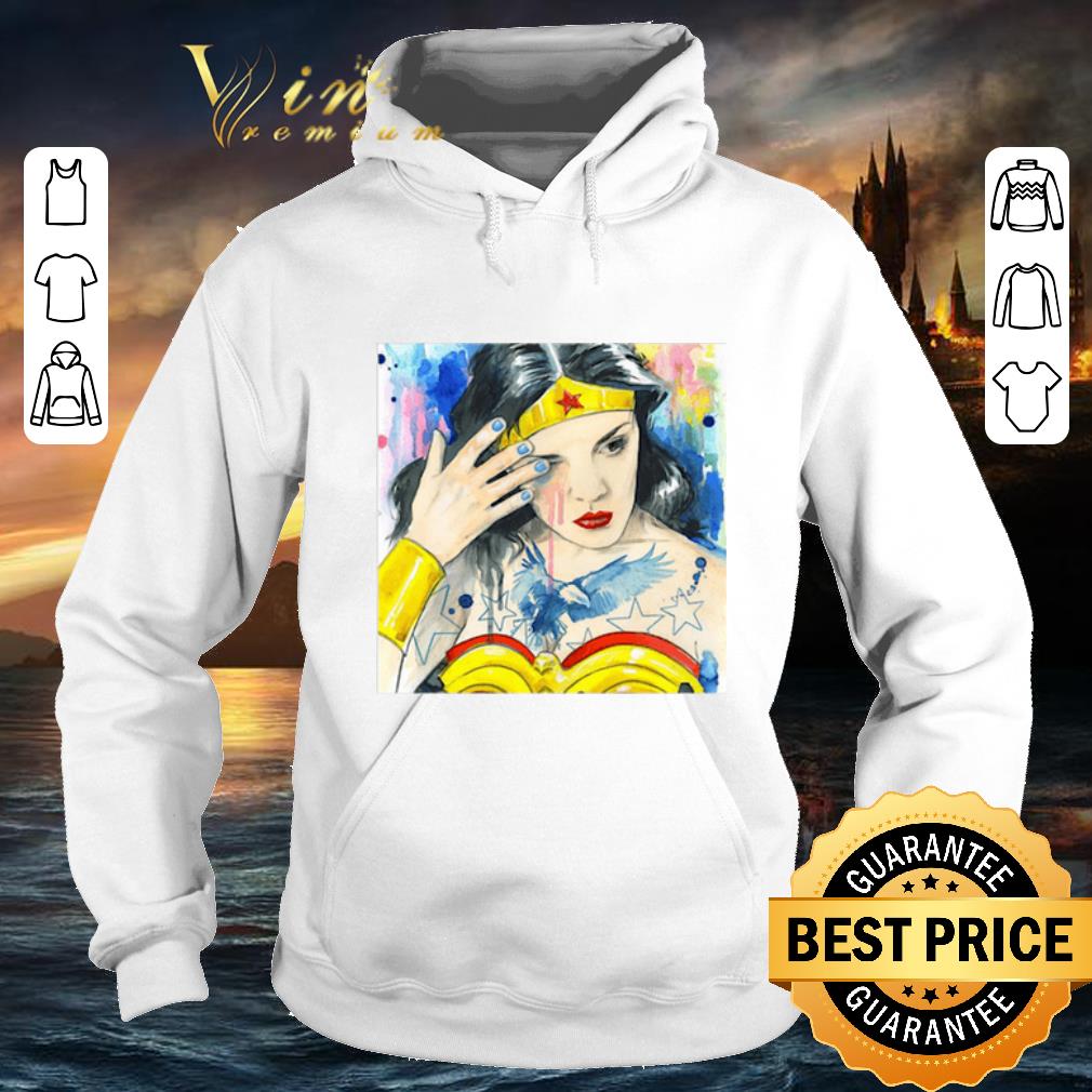 Official Wonder Woman Watercolor Eagles shirt 4 - Official Wonder Woman Watercolor Eagles shirt