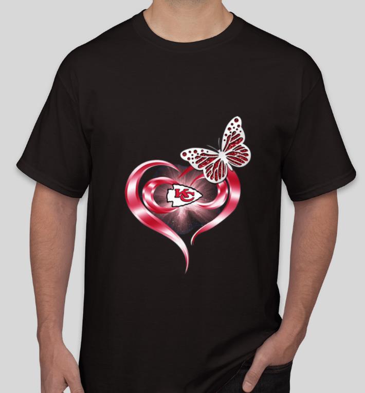 Awesome Butterfly Heart Love Kansas City Chiefs shirt 4 - Awesome Butterfly Heart Love Kansas City Chiefs shirt