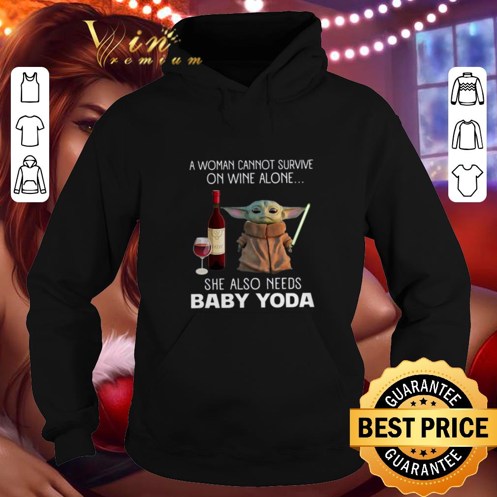 Cool A Woman cannot survive on wine alone Baby Yoda Star Wars shirt Cool A Woman cannot survive on wine alone Baby Yoda Star Wars shirt 4 - Cool A Woman cannot survive on wine alone Baby Yoda Star Wars shirt