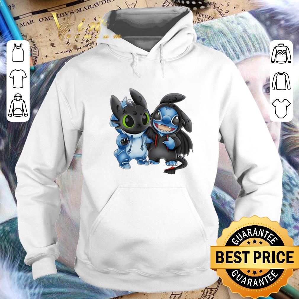 Cool Disney Baby Toothless and Baby Stitch shirt 4 - Cool Disney Baby Toothless and Baby Stitch shirt