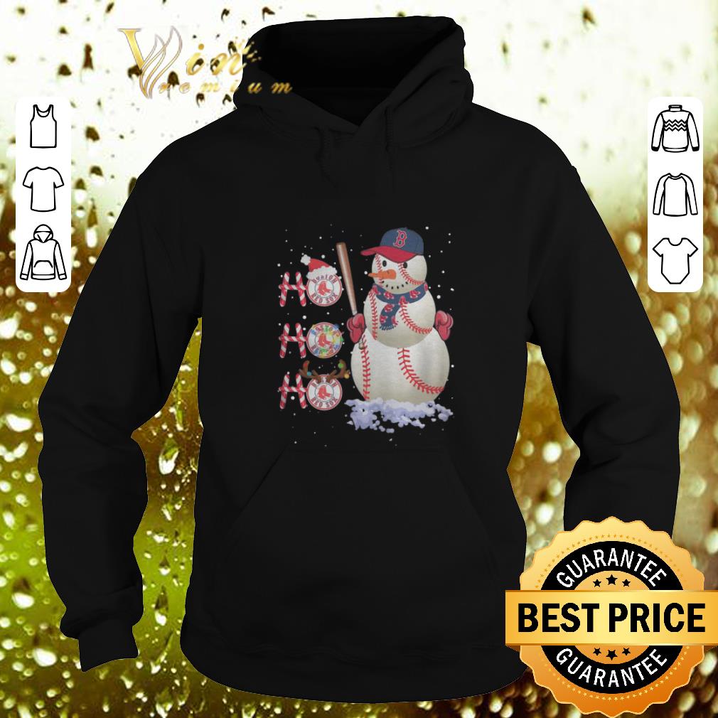 Cool Snowman Boston Red Sox Ho Ho Ho Christmas shirt Cool Snowman Boston Red Sox Ho Ho Ho Christmas shirt 4 - Cool Snowman Boston Red Sox Ho Ho Ho Christmas shirt