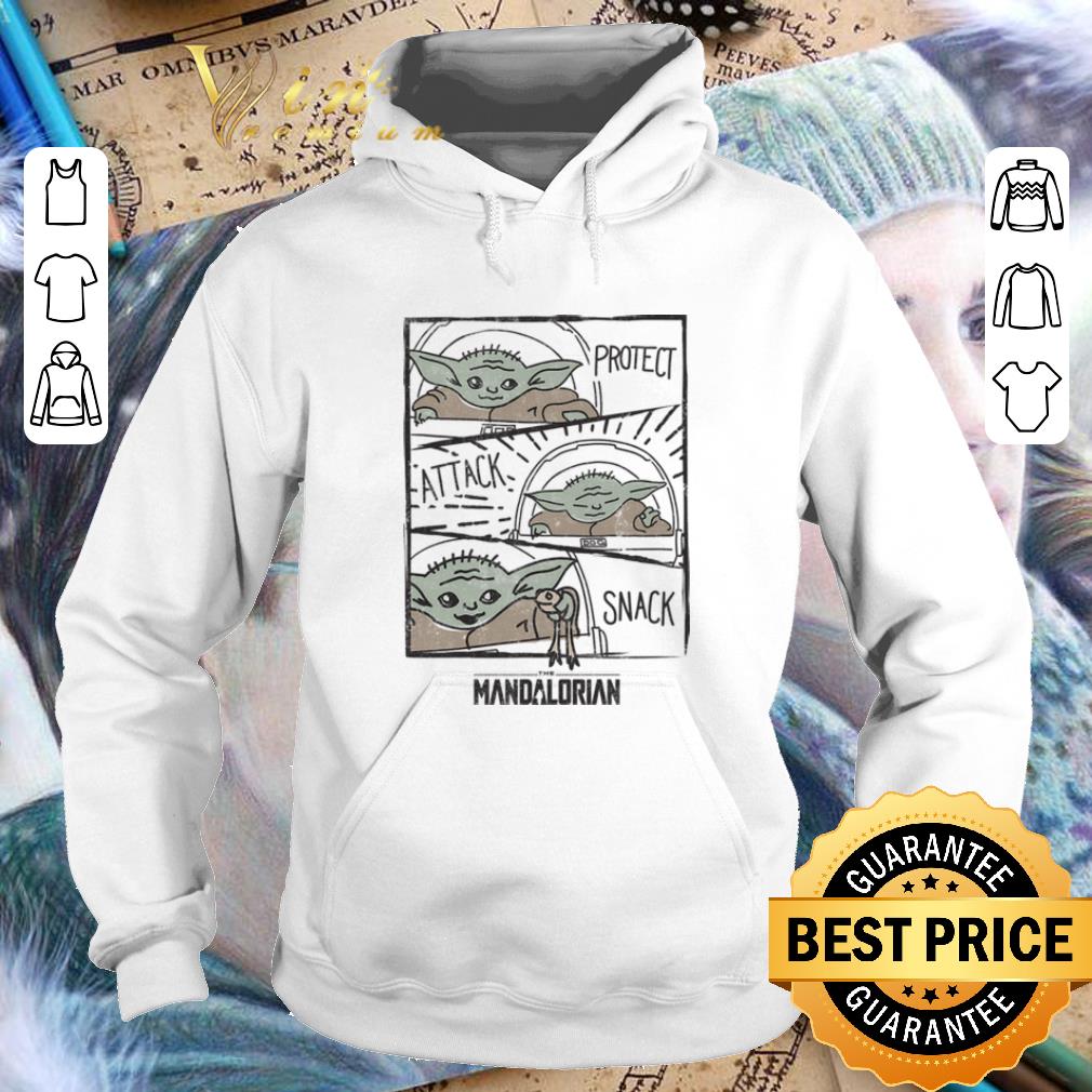 Nice Baby Yoda Protect Attack Snack The Mandalorian Star Wars shirt 4 - Nice Baby Yoda Protect Attack Snack The Mandalorian Star Wars shirt