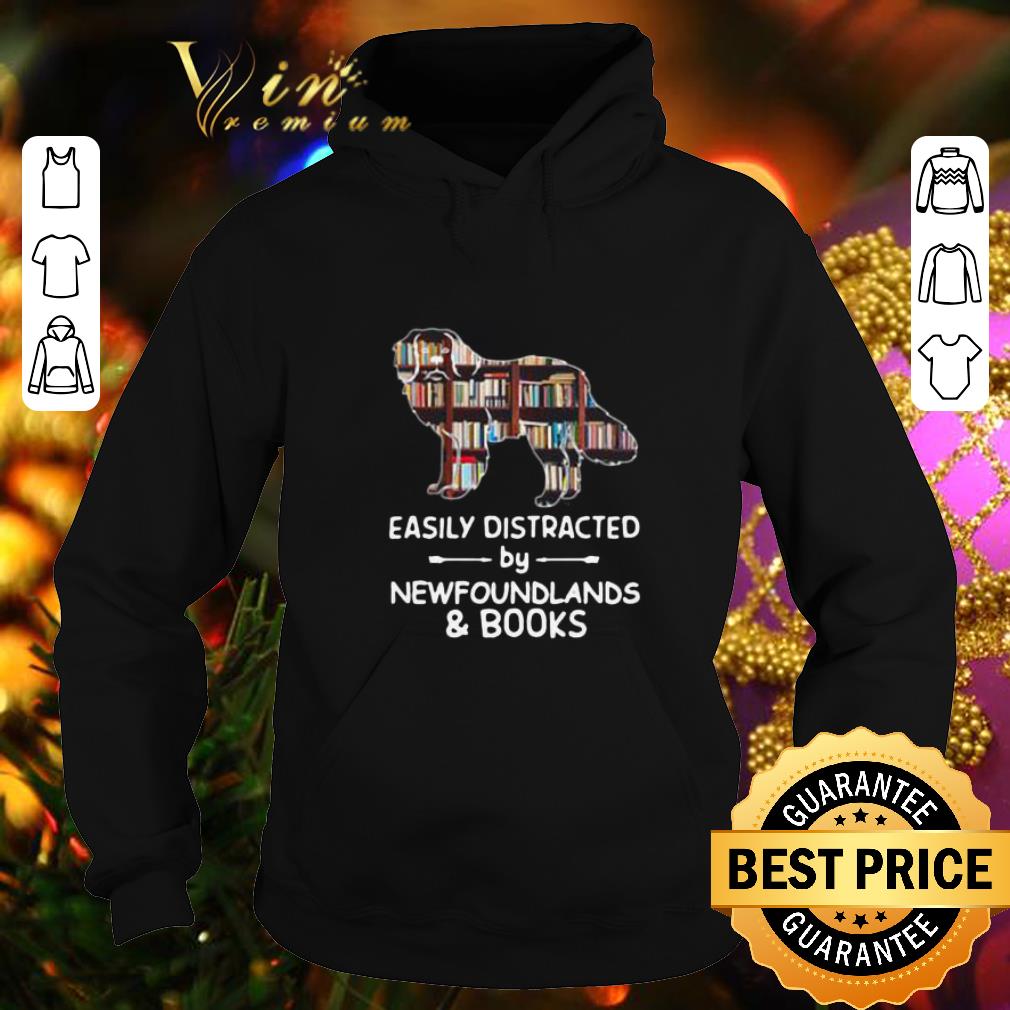 Official Easily Distracted By Newfoundlands And Books shirt Official Easily Distracted By Newfoundlands And Books shirt 4 - Official Easily Distracted By Newfoundlands And Books shirt