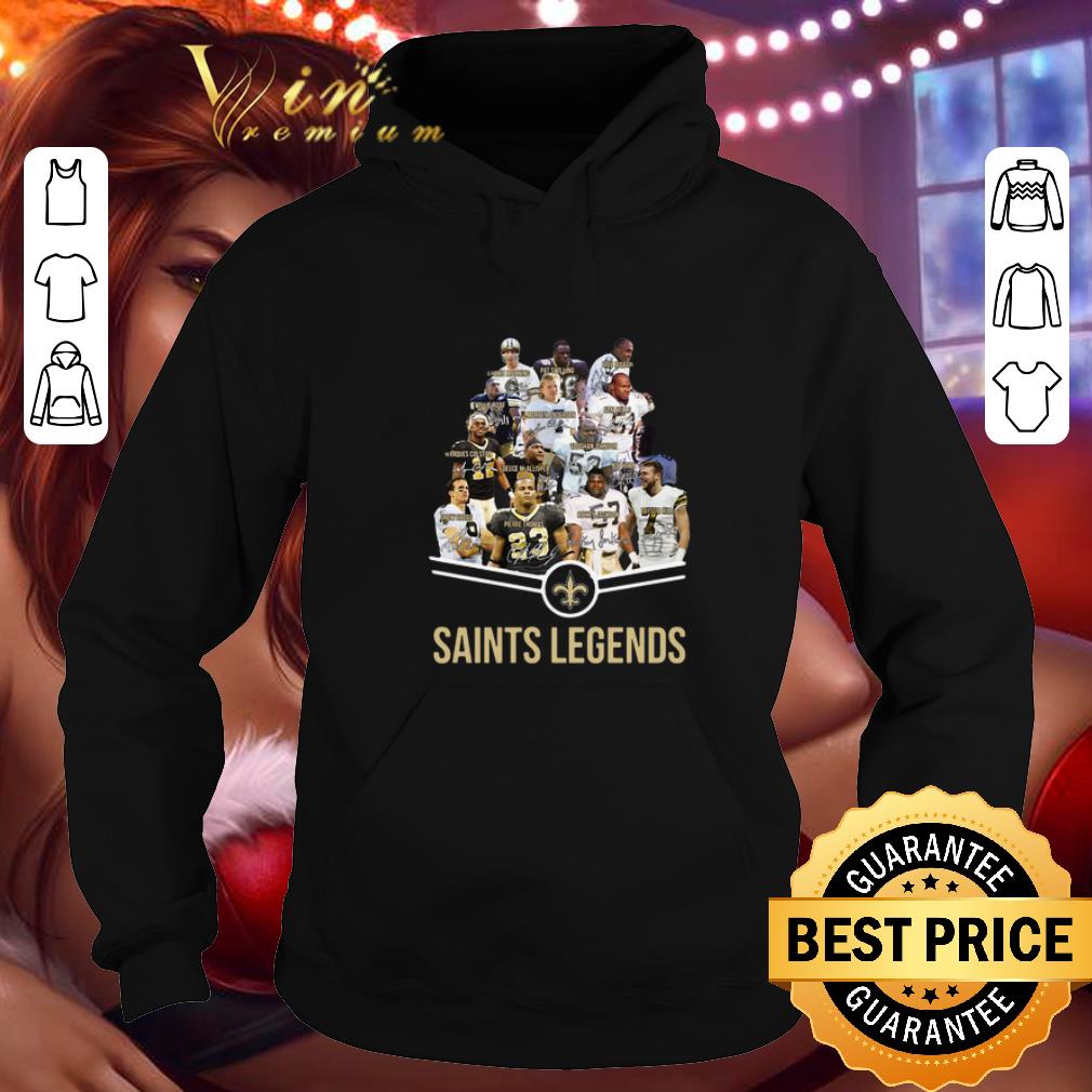 Official New Orleans Saints all legend player signatures shirt 4 - Official New Orleans Saints all legend player signatures shirt