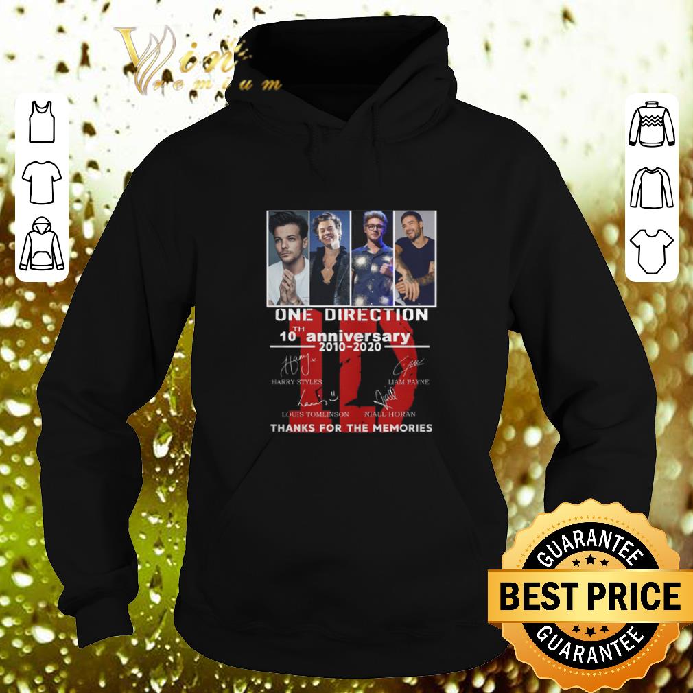 Official One Direction 10th anniversary 2010 2020 thanks for the memories shirt Official One Direction 10th anniversary 2010 2020 thanks for the memories shirt 4 - Official One Direction 10th anniversary 2010 2020 thanks for the memories shirt