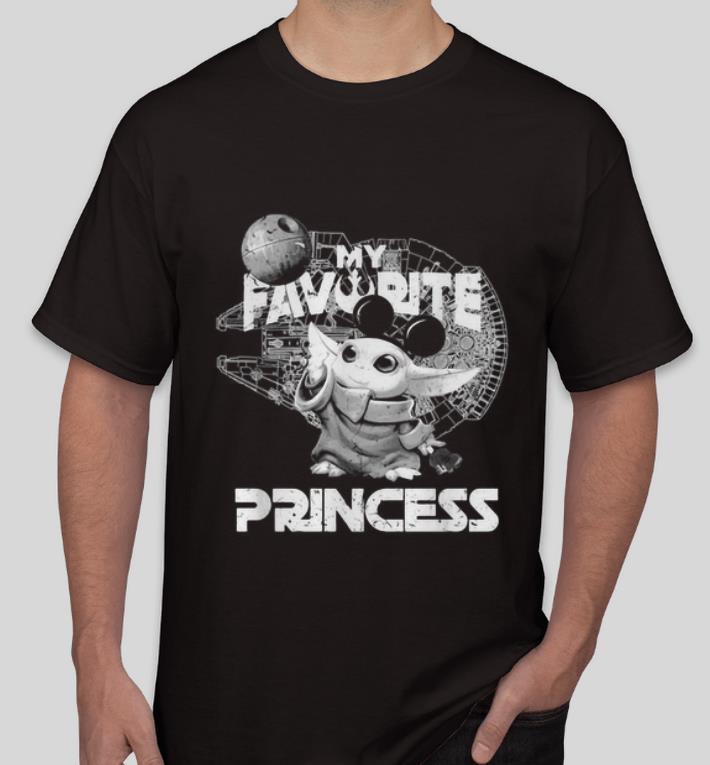 Premium Star Wars Baby Yoda My Favorite Princess shirt 4 - Premium Star Wars Baby Yoda My Favorite Princess shirt