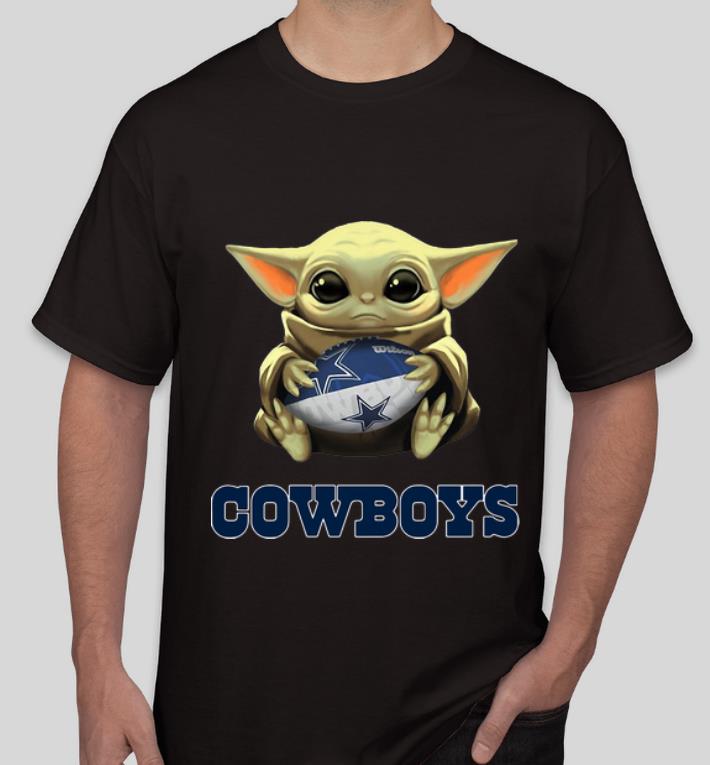 Pretty Star Wars Baby Yoda Hug Dallas Cowboys shirt 4 - Pretty Star Wars Baby Yoda Hug Dallas Cowboys shirt