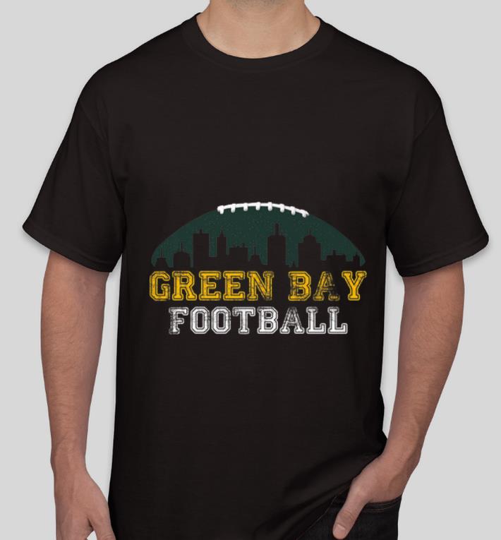 Great Green Bay Packers Distressed Skyline Football shirt 4 - Great Green Bay Packers Distressed Skyline Football shirt