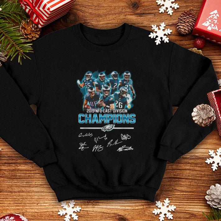 Philadelphia Eagles 2019 NFC East Division champions signatures shirt Philadelphia Eagles 2019 NFC East Division champions signatures shirt 4 - Philadelphia Eagles 2019 NFC East Division champions signatures shirt