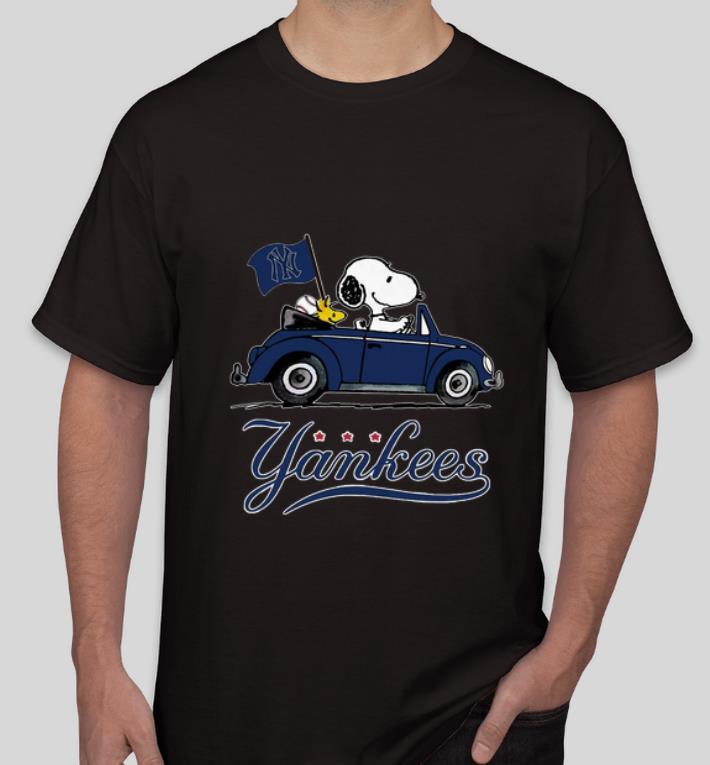 Top Snoopy Driving Volkswagen New York Yankees shirt 4 - Top Snoopy Driving Volkswagen New York Yankees shirt