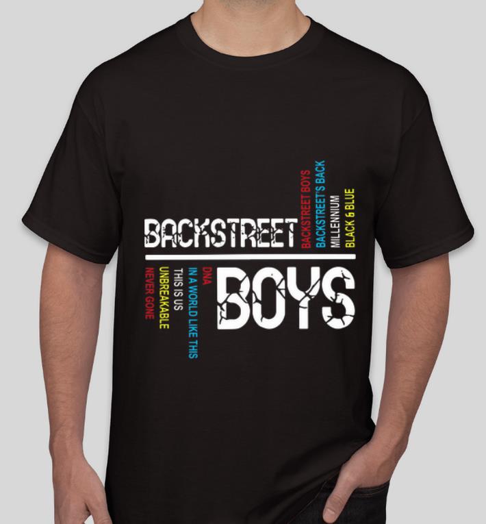 Awesome Backstreet Boys Backstreet s Back Millennium Black And Blue shirt 4 - Awesome Backstreet Boys Backstreet’s Back Millennium Black And Blue shirt