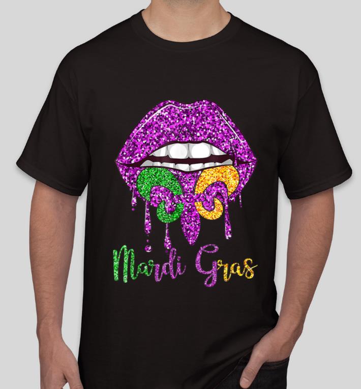 Great Mardi Gras Lip Biting Diamong Shining shirt 4 - Great Mardi Gras Lip Biting Diamong Shining shirt