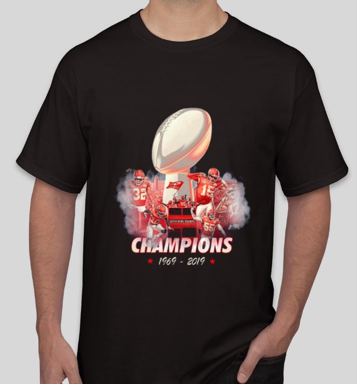 Hot 50 Years Kansas City Chiefs Champions 1969 2019 shirt 4 - Hot 50 Years Kansas City Chiefs Champions 1969 – 2019 shirt