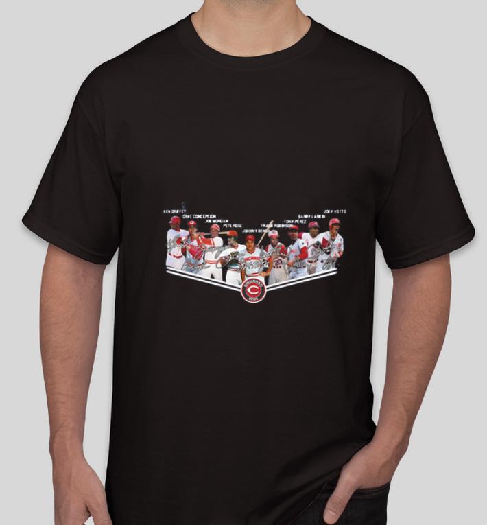 Hot Cincinnati Reds Players Team Signatures shirt 4 - Hot Cincinnati Reds Players Team Signatures shirt