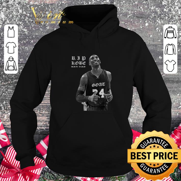 Nice Kobe Bryant RIP Kobe 08 23 78 01 26 20 Goat shirt 4 - Nice Kobe Bryant RIP Kobe 08.23.78 01.26.20 Goat shirt