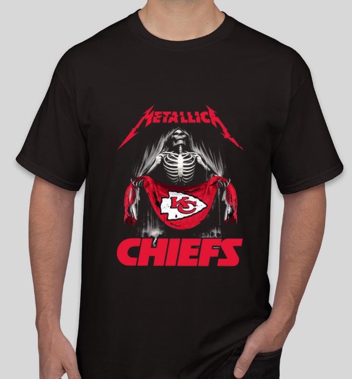 Nice Skull Metallica Kansas City Chiefs shirt 4 - Nice Skull Metallica Kansas City Chiefs shirt