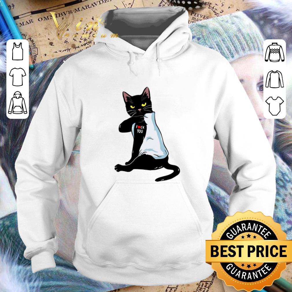 Official Tattoos black cat fuck you shirt 4 - Official Tattoos black cat fuck you shirt
