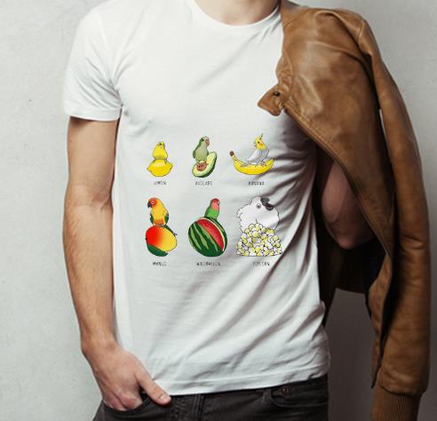 Original Parrot Lemon Avocado Banana Mango Watermelon Popcorn shirt 4 - Original Parrot Lemon Avocado Banana Mango Watermelon Popcorn shirt