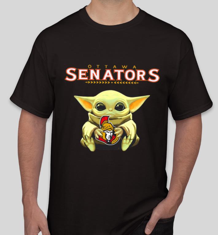 Premium Star Wars Baby Yoda Hug Ottawa Senators National Hockey League shirt 4 - Premium Star Wars Baby Yoda Hug Ottawa Senators National Hockey League shirt