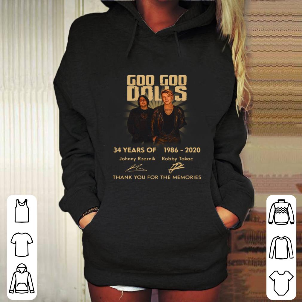 Official Goo Goo Dolls 34 Years Of 1986-2020 Signatures shirt Official Goo Goo Dolls 34 Years Of 1986 2020 Signatures shirt 4 - Official Goo Goo Dolls 34 Years Of 1986-2020 Signatures shirt