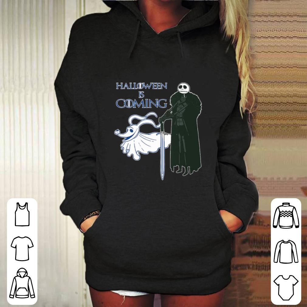 Official Jon Snow mashup Jack Skellington And Zero Halloween Is Coming shirt 4 - Official Jon Snow mashup Jack Skellington And Zero Halloween Is Coming shirt